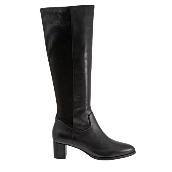 Trotters Shoes - Trotters Womens Kirby Wide Calf Black Boots (NWT)
